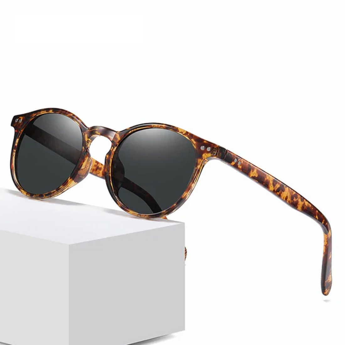 Herrera Oval Frame Sunglasses