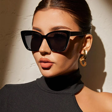 Herrera Retro Square Frame Sunglasses