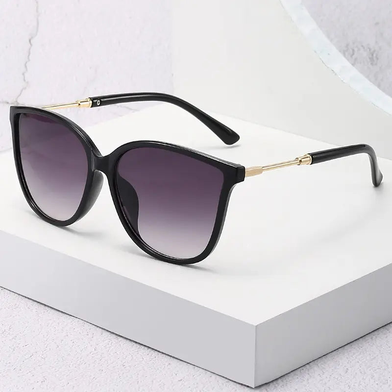 Herrera Rectangular-Frame Sunglasses